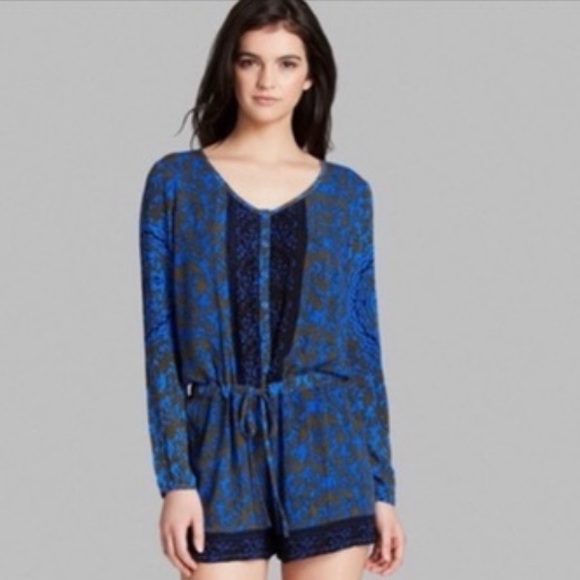 Free People Blue Resort Romper | S - Picture 3 of 8